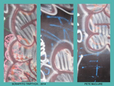 SCRAFFITO TRIPTYCH, 2013 (Fotomontage) von Peter McClure